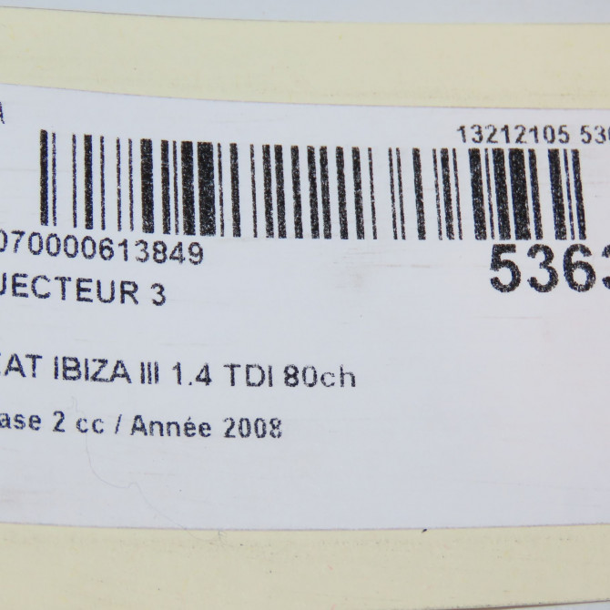 occasion SEAT IBIZA III Phase 2 03-2006->06-2009 1.4 TDI 80ch 38130079TX 6
