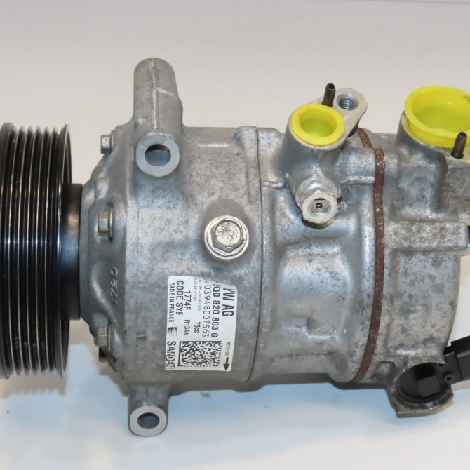 Compresseur air conditionne occasion SEAT IBIZA IV Phase 3 09-2015->... 1.2 TSI 90ch 5Q0820803Q 2