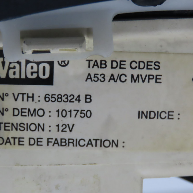 Commande de chauffage occasion RENAULT MEGANE SCENIC I Phase 1 09-1996->08-1999 1.6 7701045872 4