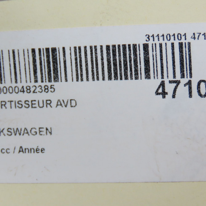 Amortisseur avant droit occasion VOLKSWAGEN TRANSPORTER V Phase 1 06-2003->08-2009 7E5413031H 7