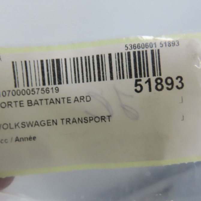 Porte battante arrière droite occasion  701827104D 8