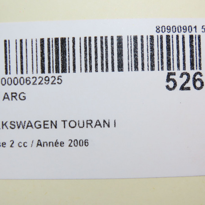 Feu arrière gauche occasion VOLKSWAGEN TOURAN I Phase 2 11-2006->09-2010 2.0TDi 16v 140ch 6