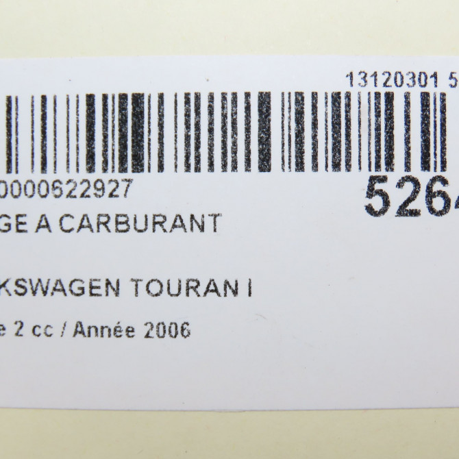Jauge a carburant occasion VOLKSWAGEN TOURAN I Phase 2 11-2006->09-2010 2.0TDi 16v 140ch 5