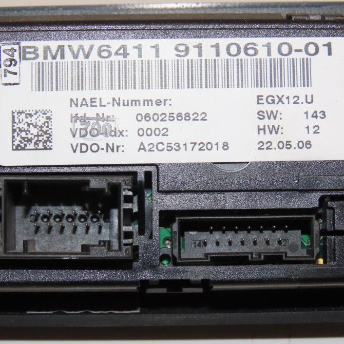 Commande de chauffage occasion B.M.W. SERIE 3 V Phase 1 04-1995->04-1999 320d 163ch 64119199259 3