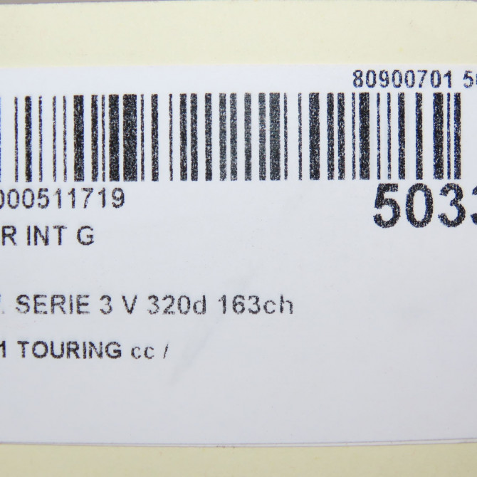 Feu arrière interieur gauche occasion B.M.W. SERIE 3 V Phase 1 04-1995->04-1999 320d 163ch 63217160063 5