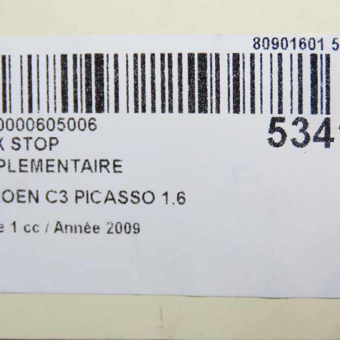 Feux stop supplementaire occasion CITROEN C3 PICASSO Phase 1 02-2009->08-2012 1.6 HDi 90ch 6351GK 5