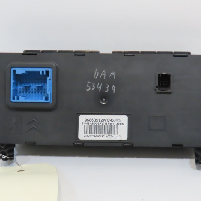 Commande de chauffage occasion CITROEN C3 PICASSO Phase 1 02-2009->08-2012 1.6 HDi 16v 90ch 6452N1 2