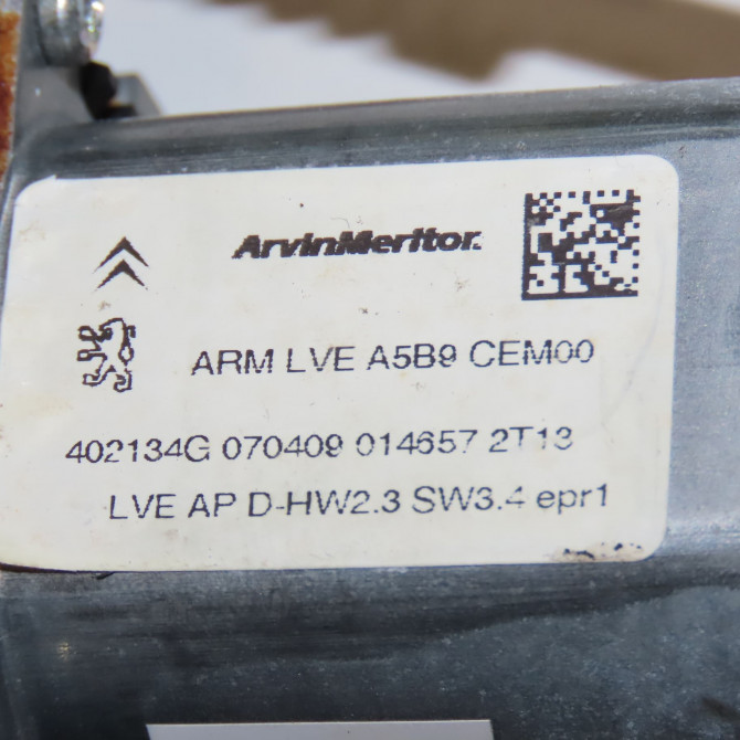 Mecanisme + moteur lève-glace avant droit occasion CITROEN C3 PICASSO Phase 1 02-2009->08-2012 1.6 HDi 16v 90ch 9222FC 5