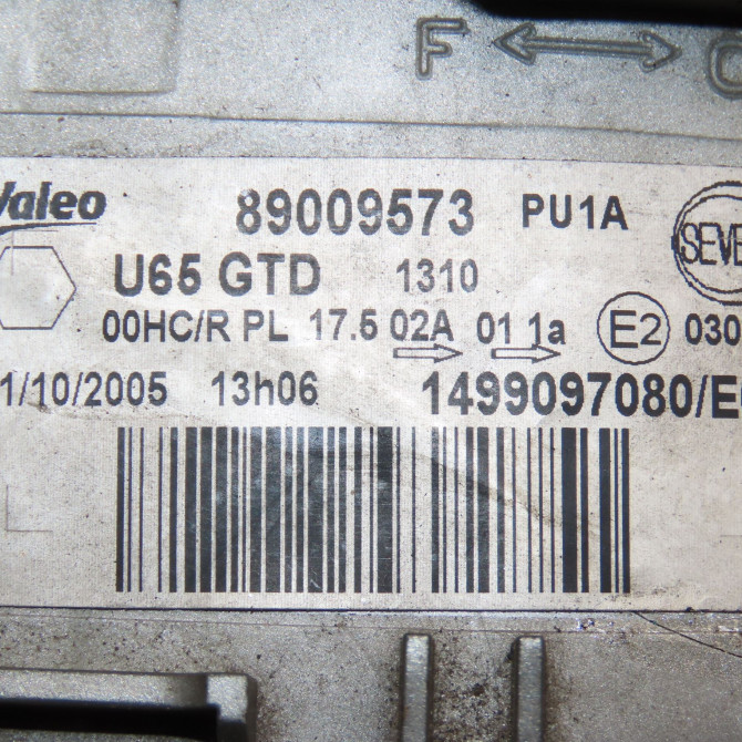 Phare gauche occasion FIAT SCUDO I Phase 2 01-2004->04-2007 2.0 JTD 94ch 3