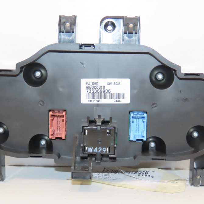 Commande de chauffage occasion FIAT PANDA II Phase 1 09-2003->12-2012 1.2i 60ch 735498813 2