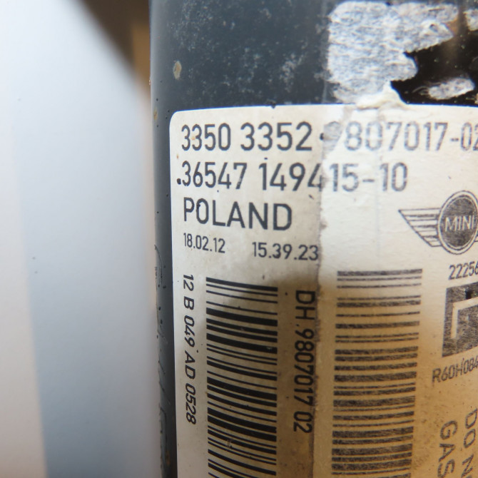 Amortisseur arrière droit occasion MINI MINI II phase 2 08-2010->... 33529807018 4