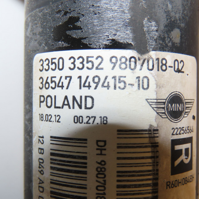 Amortisseur arrière droit occasion MINI MINI II phase 2 08-2010->... 33529807018 5