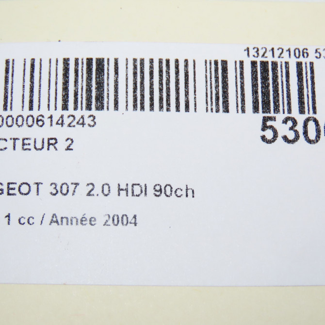 occasion PEUGEOT 307 Phase 1 04-2001->06-2005 2.0 HDI 90ch 1980H8 5