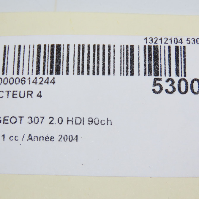 occasion PEUGEOT 307 Phase 1 04-2001->06-2005 2.0 HDI 90ch 1980H8 5
