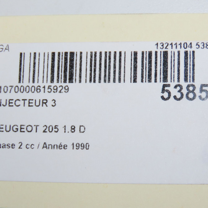 occasion PEUGEOT 205 205 Phase 2 1987-07-01->1998-12-31 1.8 D 5