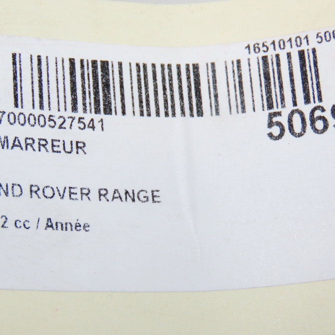 Démarreur occasion LAND ROVER RANGE ROVER EVOQUE Phase 2 06-2015->... LR007373 7