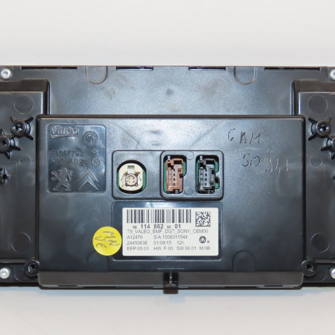 Afficheur digital occasion PEUGEOT 308 II 308 II Phase 1 2013-06-01->2017-08-31 1.2 130ch 9811486280 2