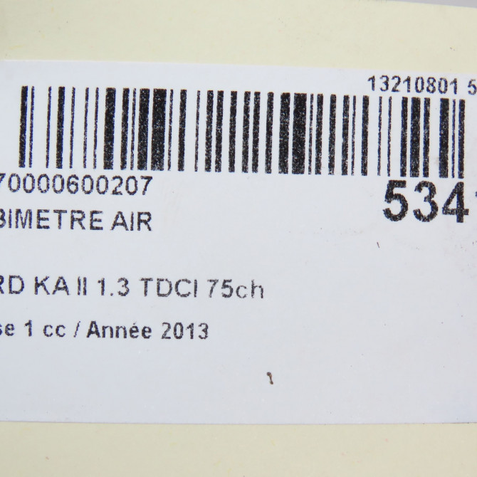 Debimetre air occasion FORD KA II Phase 1 10-2008->... 1.3 TDCI 75ch 1729032 7