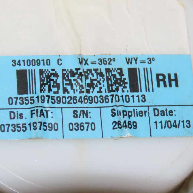 Ceinture avant droite occasion FORD KA II Phase 1 10-2008->... 1.3 TDCI 75ch 2315649 5