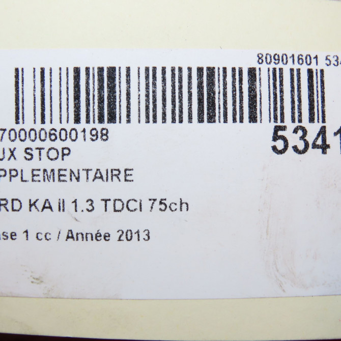 Feux stop supplementaire occasion FORD KA II Phase 1 10-2008->... 1.3 TDCI 75ch 1579400 5
