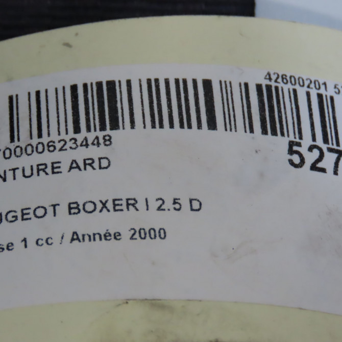 Ceinture arrière droite occasion PEUGEOT BOXER I Phase 1 07-1994->02-2002 2.5 D 4