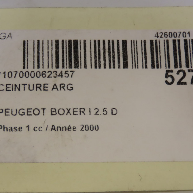 Ceinture arrière gauche occasion PEUGEOT BOXER I Phase 1 07-1994->02-2002 2.5 D 5