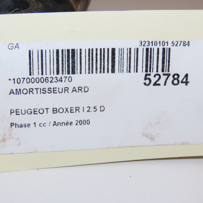 Amortisseur arrière droit occasion PEUGEOT BOXER I Phase 1 07-1994->02-2002 2.5 D 5206WW 3