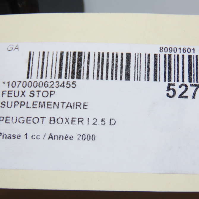 Feux stop supplementaire occasion PEUGEOT BOXER I Phase 1 07-1994->02-2002 2.5 D 7