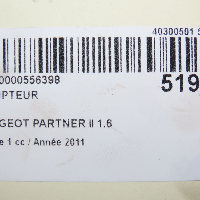 Compteur occasion PEUGEOT PARTNER II Phase 1 05-2008->03-2012 1.6 HDI 92ch 9801641580 6