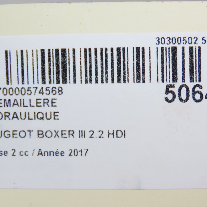 Cremaillere hydraulique occasion PEUGEOT BOXER III Phase 1 04-1995->04-1999 2.2 HDI 130ch 1617330380 5