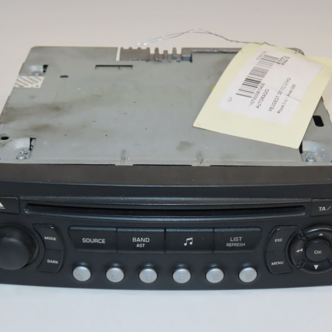 Autoradio occasion PEUGEOT 307 CC Phase 2 06-2005->06-2008 2.0HDI 136ch 1614201480 1