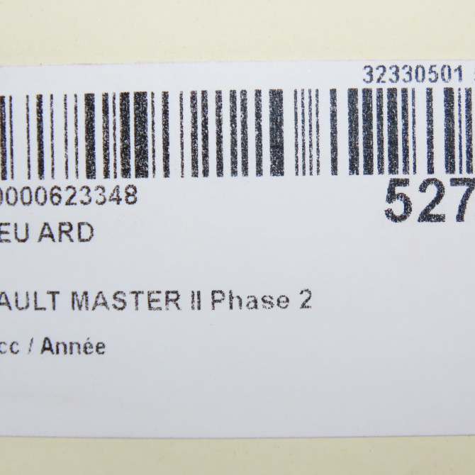Moyeu ard occasion RENAULT MASTER II Phase 2 11-2003->10-2006 7700314961 5
