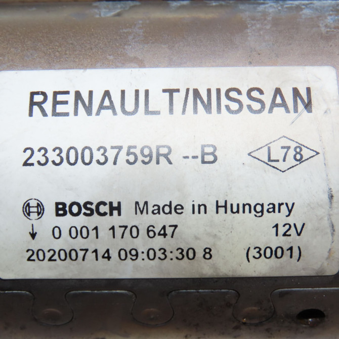 Démarreur occasion RENAULT KANGOO II 233003759R 5