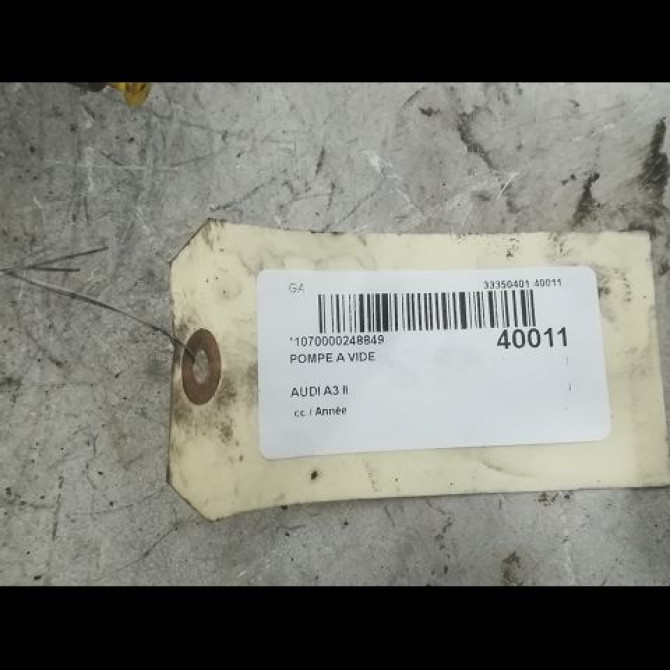 Pompe a vide occasion AUDI A3 II 38145209Q 5