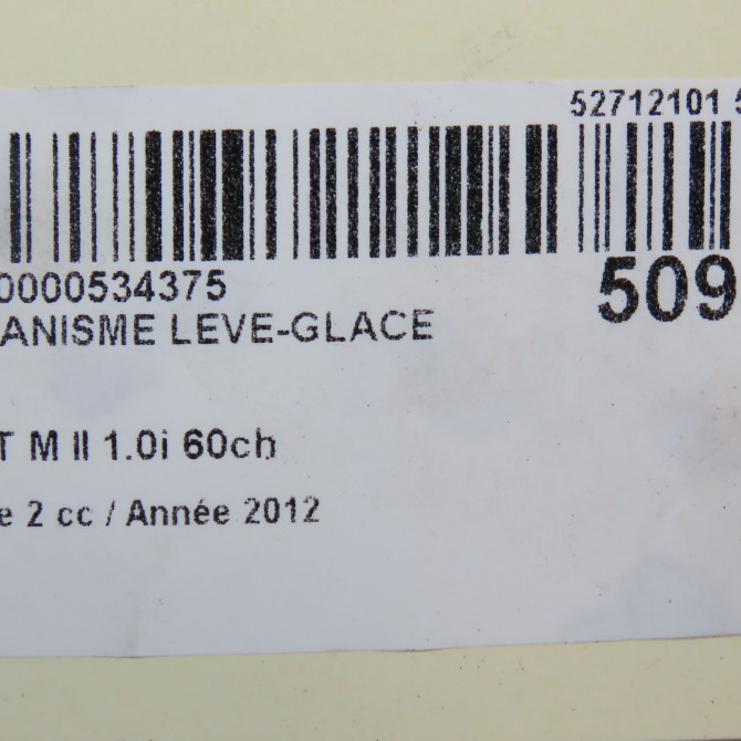 Mécanisme lève-glace avant gauche occasion SEAT 146 Phase 1 04-1995->04-1999 1.0i 60ch 1S3837461A 5