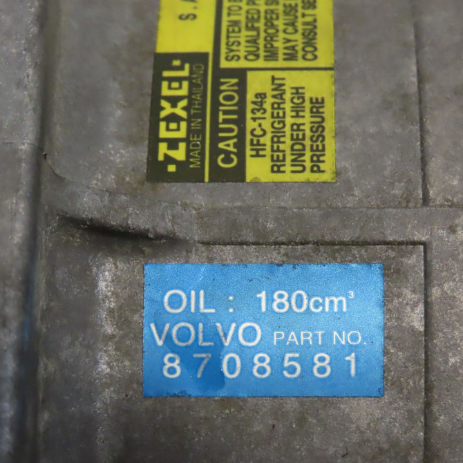 Compresseur air conditionne occasion VOLVO S60 I Phase 1 09-2000->06-2004 2.4 D 8602621 5