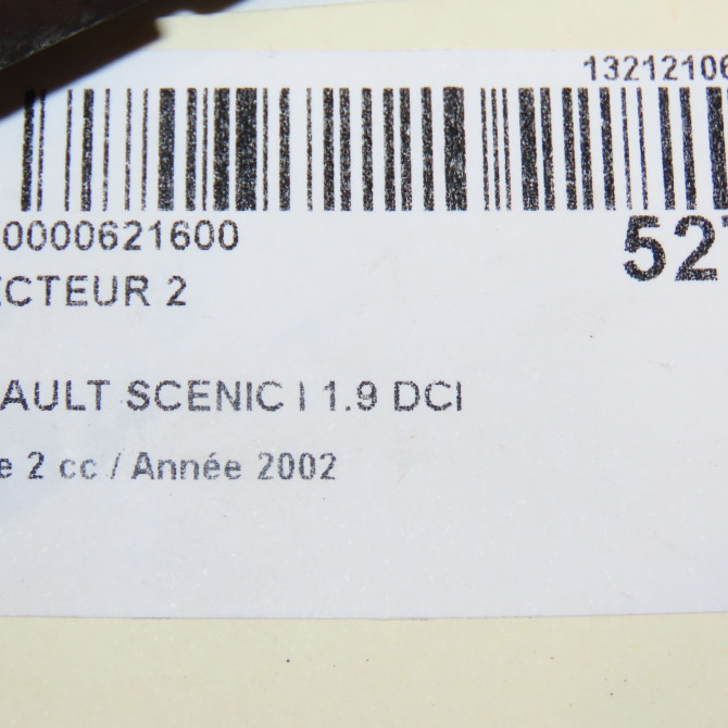 occasion RENAULT SCENIC I Phase 2 08-1999->06-2003 1.9 DCI 100ch 8200238528 5