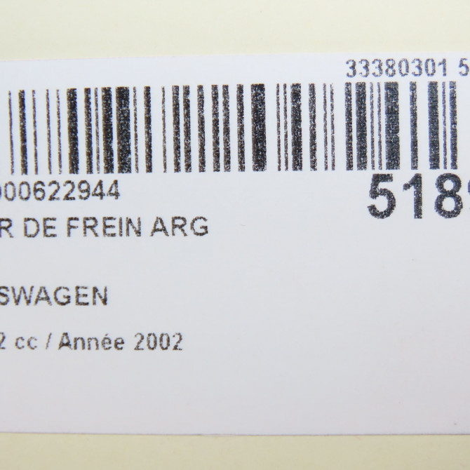 Etrier de frein arrière gauche occasion  7D0615423B 6