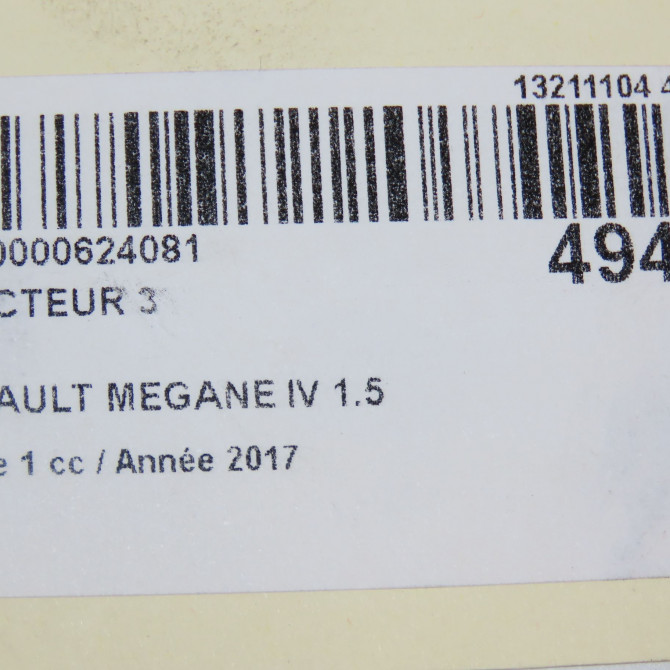 occasion RENAULT MEGANE IV Phase 1 12-2015->... 1.5 DCI 8v 110ch 5