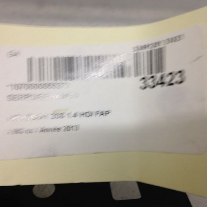 Serrure hayon occasion PEUGEOT 208 208 Phase 1 2012-03-01->2015-09-30 1.4 HDI 68ch 8719F8 3