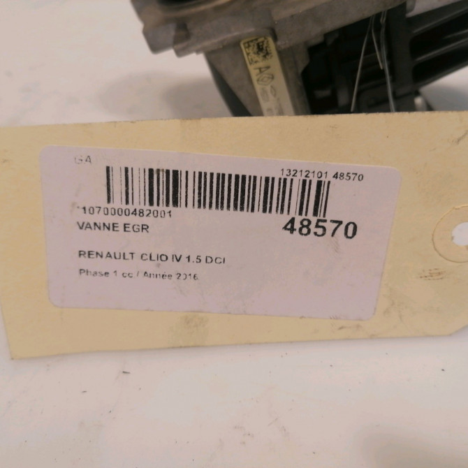 Vanne EGR occasion RENAULT CLIO IV Phase 1 07-2012->... 1.5 DCI 75ch 147107172R 5