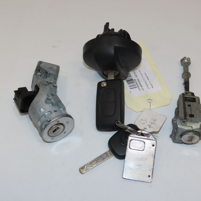 Kit serrures + antivol occasion CITROEN C3 II Phase 1 11-2009->02-2013 1.4 HDi 70ch 4162VH 1