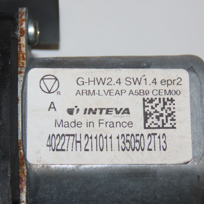 Mecanisme+moteur leve-glace avg occasion CITROEN DS4 Phase 1 01-2011->03-2016 1.6 e-HDi 110ch 9802531980 5