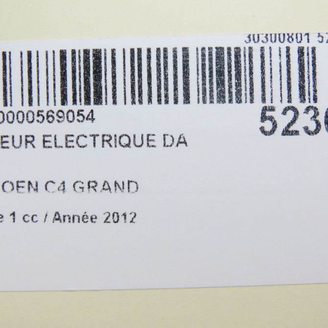 Moteur electrique de direction assistée occasion CITROEN C4 GRAND PICASSO I Phase 1 10-2006->09-2013 2.0 HDI 150ch 1607270880 6