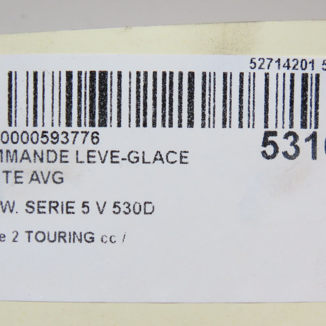 Commande lève-glace porte avant gauche occasion B.M.W. SERIE 5 V Phase 1 04-1995->04-1999 530D 61319122113 6