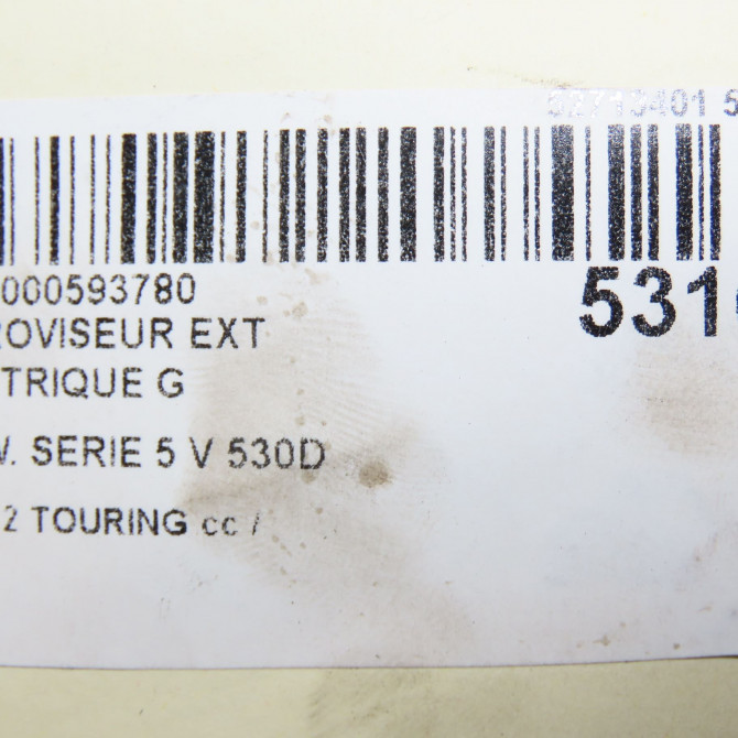 Retroviseur exterieur electrique gauche occasion B.M.W. SERIE 5 V Phase 1 04-1995->04-1999 530D 51167283761 7