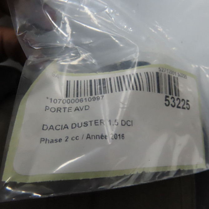 Porte avant droite occasion DACIA DUSTER Phase 2 09-2013->... 1.5 DCI 110ch 801006719R 7