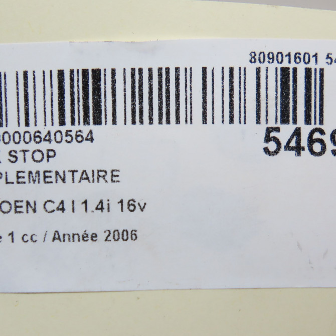 Feux stop supplementaire occasion CITROEN C4 I Phase 1 11-2004->07-2008 1.4i 16v 6351HH 5