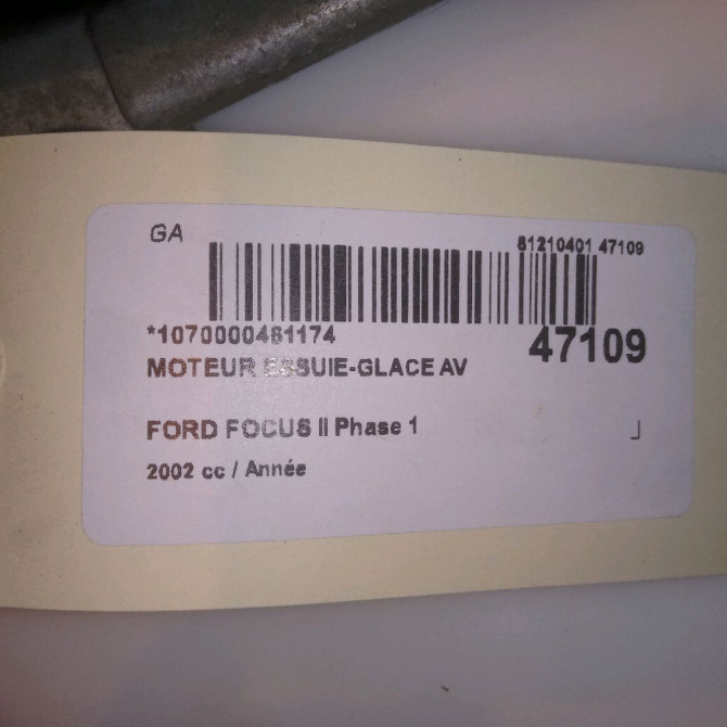 Moteur essuie-glace avant occasion FORD FOCUS II Phase 1 09-2004->12-2007 1211262 6