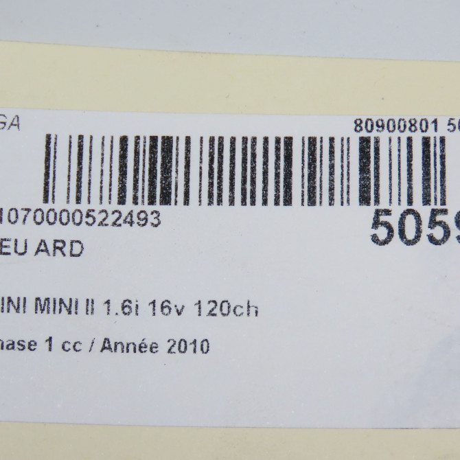 Feu arrière droit occasion MINI MINI II Phase 1 09-2006->12-2010 1.6i 16v 120ch 63212757012 5